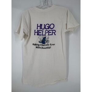 Hugo Helper Volunteer T Shirt Adult M Short Sleeve Graphic Tee Charlotte Hornets